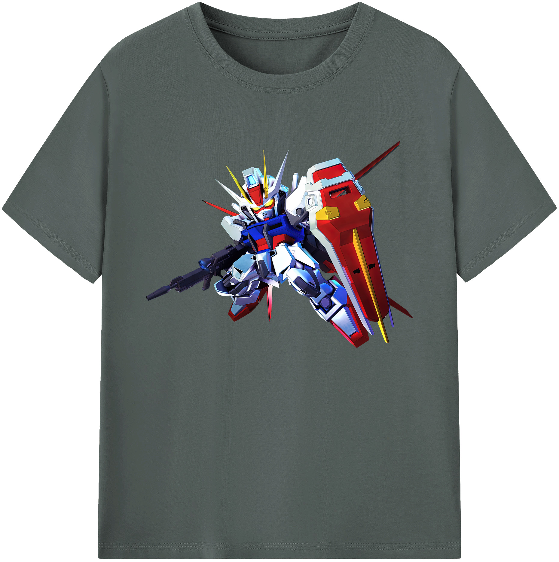 （画像用） 機動戦士ガンダム Mobile Suit Gundam 綿100％ メンズ半袖Tシャツ｜肌触りやわらか＆通気性